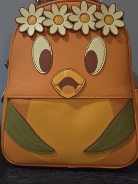 NEW!! So Cute Loungefly Disney Orange Bird  Backpack